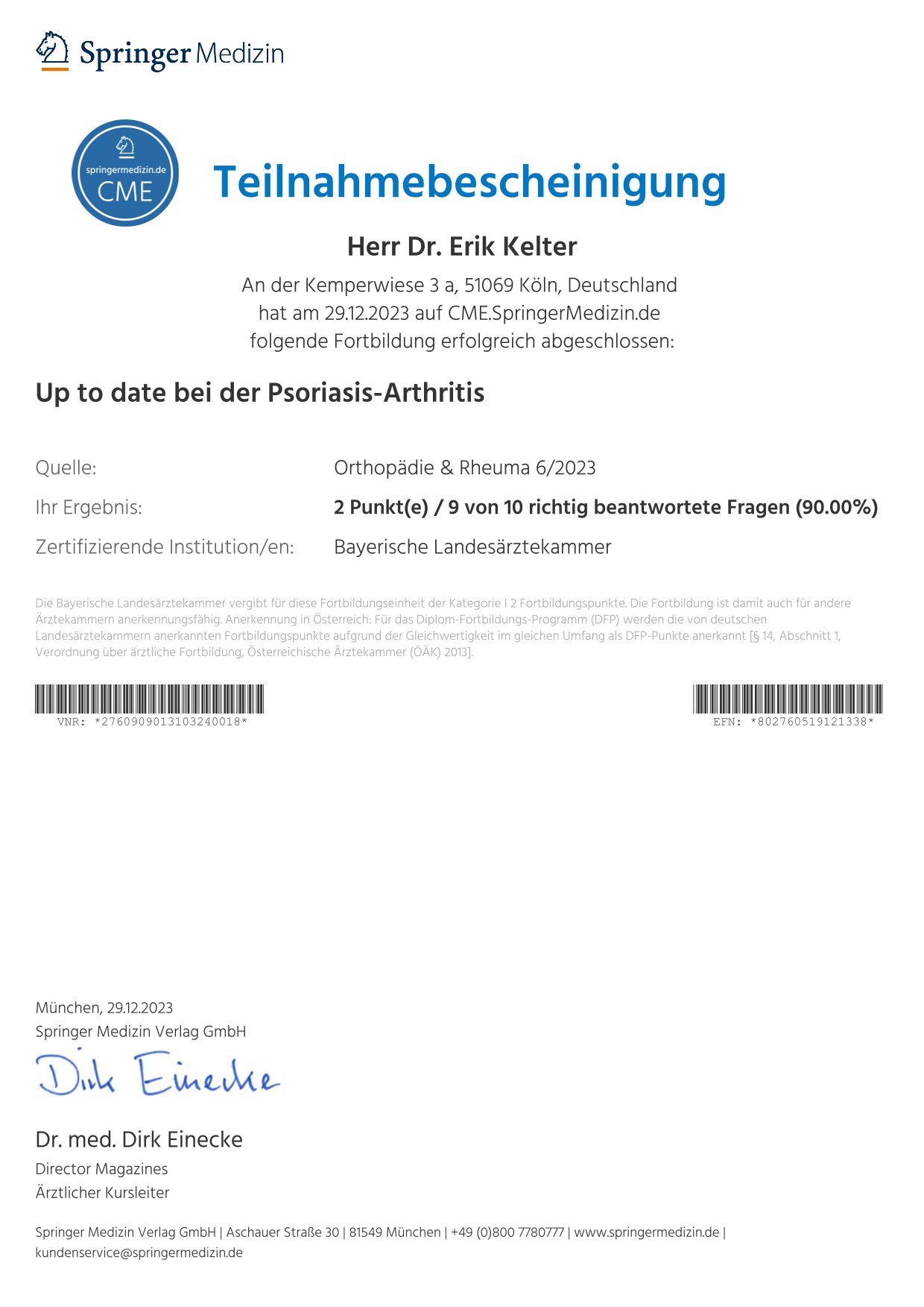Orthopdie Rheuma 6 2023 Up to date bei der Psoriasis-Arthritis-